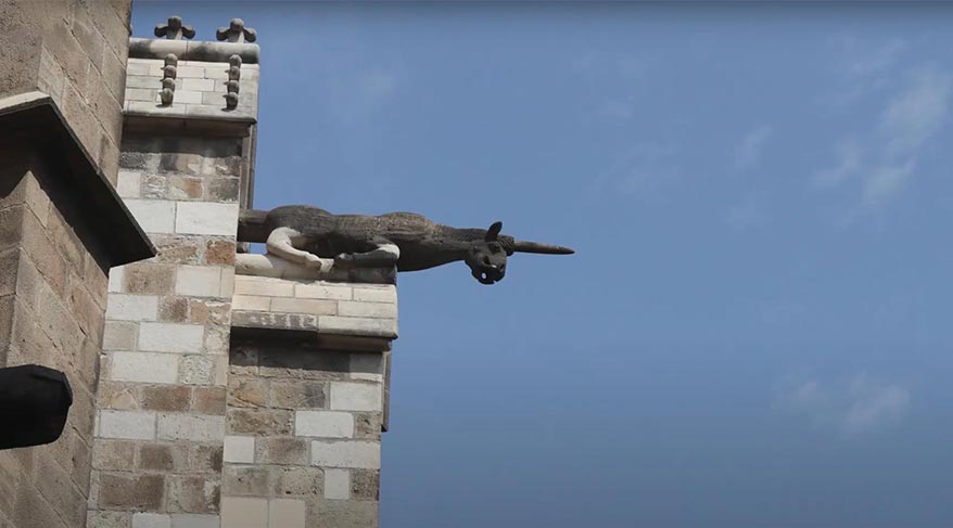 El unicornio de la Catedral de Barcelona: historia de una gárgola fantástica