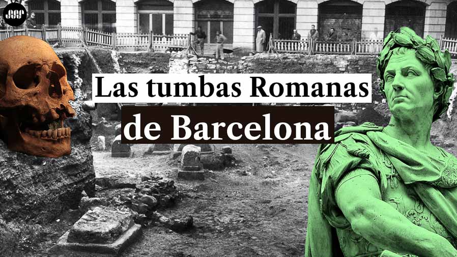 la necropolis romana en barcelona