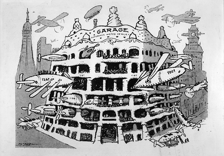Picarol.  "Barcelona Futura". L'esquella de la torratxa. Barcelona, 4 enero de 1912