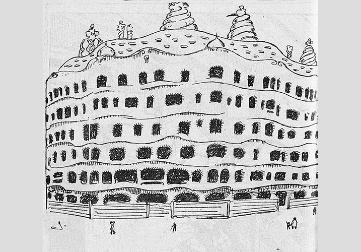 Junceda, Joan García. Caricatura. Cu-Cut!, Barcelona, 23 de marzo de 1910.