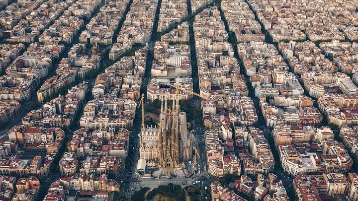El Plan Cerda Mapa del Eixample de Barcelona