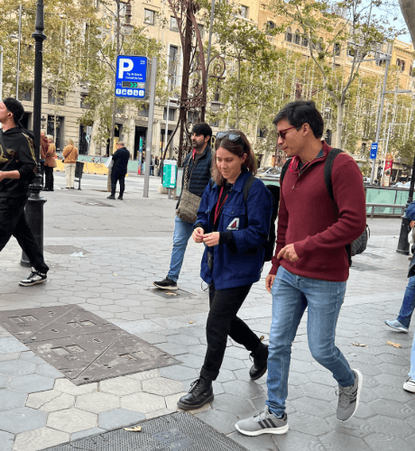 recorriendo tour de la barcelona modernista