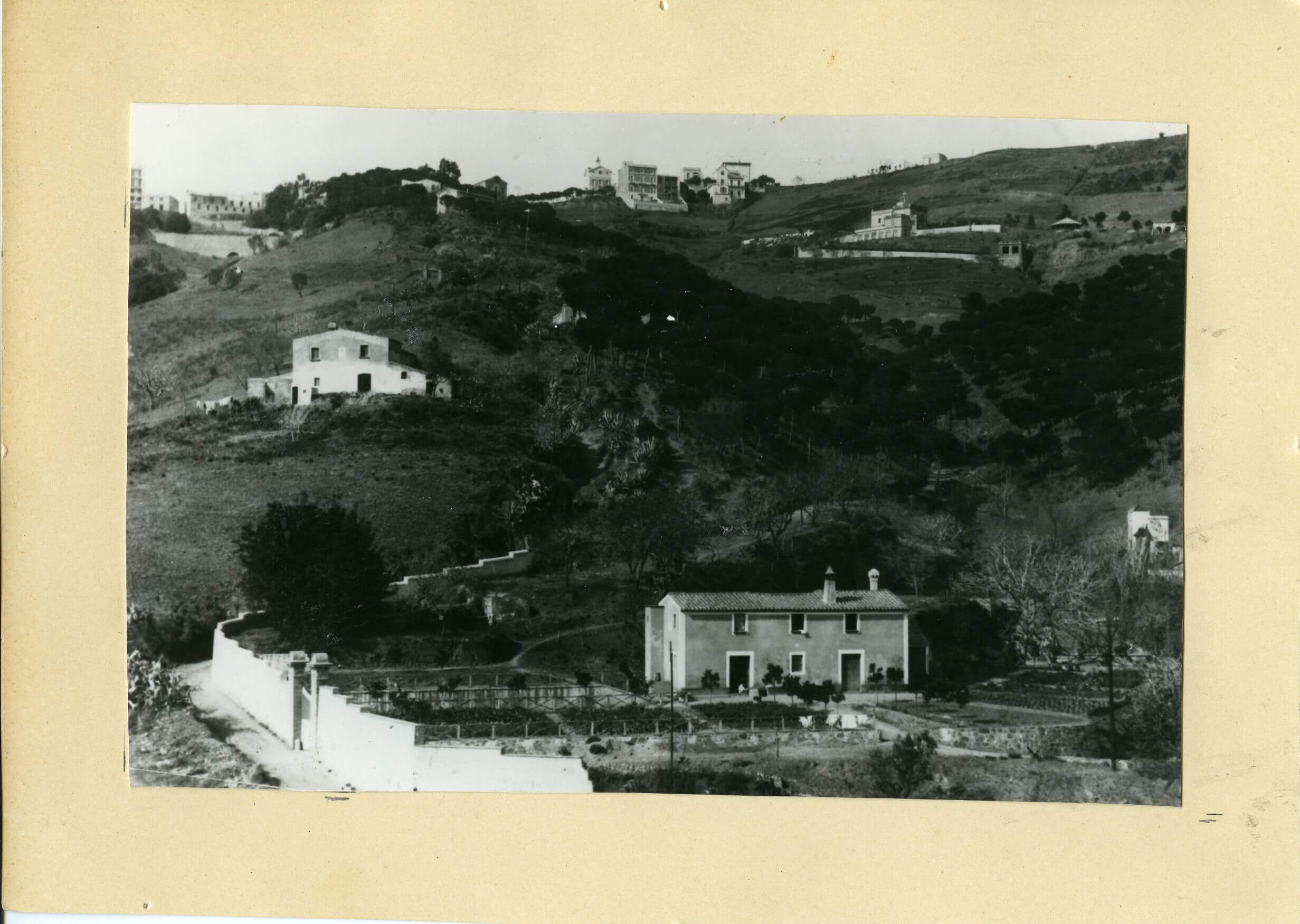 foto antigua de Vallvidrera barcelona