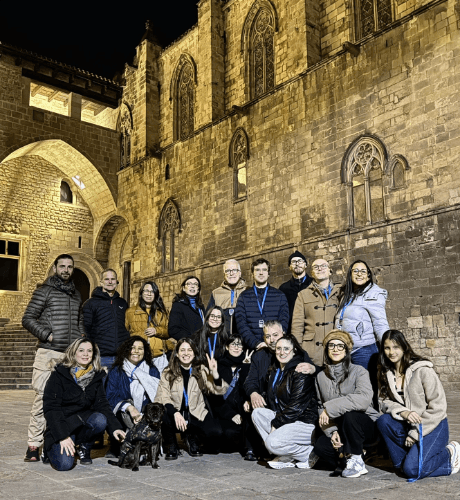 foto del grupo de tour de mitos y leyendas en barcelona