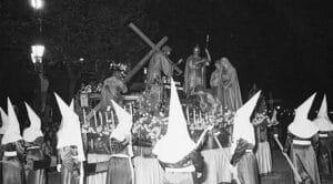 etmana Santa 1957. Processó amb motiu del Divendres Sant