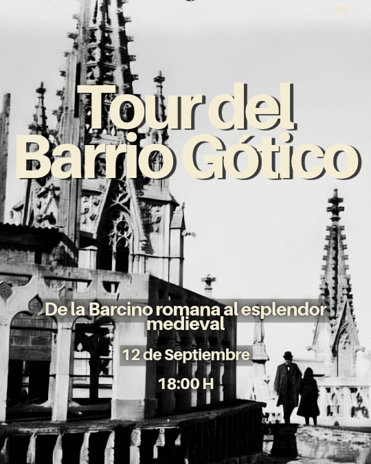 Tour del Barrio Gótico de Barcelona para descubrir la historia romana y medieval de la ciudad durante un recorrido guiado.