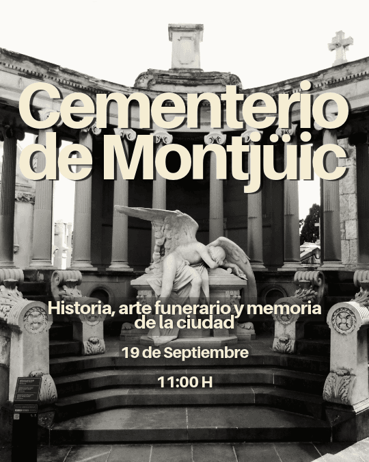 Tour del Cementerio de Montjuïc en Barcelona para conocer su historia, arte funerario y personajes destacados en una visita guiada.