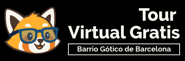 Cartel del Tour virtual del Barrio Gótico de Barcelona en Sherppi