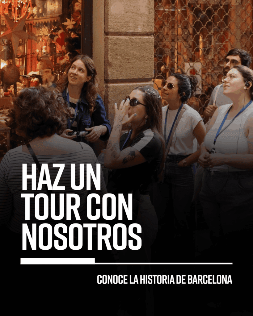 Tour de historia de Barcelona por el centro histórico, visita guiada de Barcelona con guía de historia para conocer la historia, arquitectura, barrios y patrimonio histórico de la ciudad